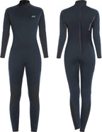 Dark Lightning Full Body Wetsuit Women, 3/2Mm Wet Suit Womens Diving Surfing Snorkeling Kayaking Water Sports (M2, Women - Nw - 
