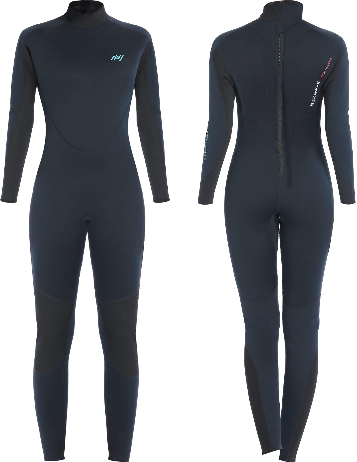 Dark Lightning Full Body Wetsuit Women, 3/2Mm Wet Suit Womens Diving Surfing Snorkeling Kayaking Water Sports (M2, Women - Nw - 