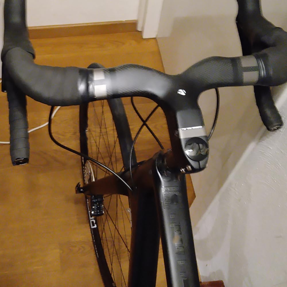 28.6 Integrated Bar And Stem Road Drop One Piece Handlebar Integrated Stem Road 100Mm Reach Carbon Fiber Drop Bar 420 * 100Mm