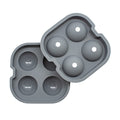 barY3 GREY SILICONE BALL ICE TRAY (4 BALL)