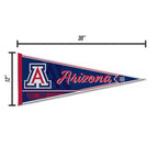 Rico Industries Ncaa Arizona Wildcats Classic 12'' X 30'' Felt Wall D  Cor Pennant - Great For Home/Bed Room/Man Cave D  Cor