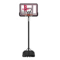 Lifetime NBA Houston Rockets Portable Basketball Hoop, Adjustable Height 7.5-10 Ft, 44 Inch Shatterproof Fusion Backboard, Base 