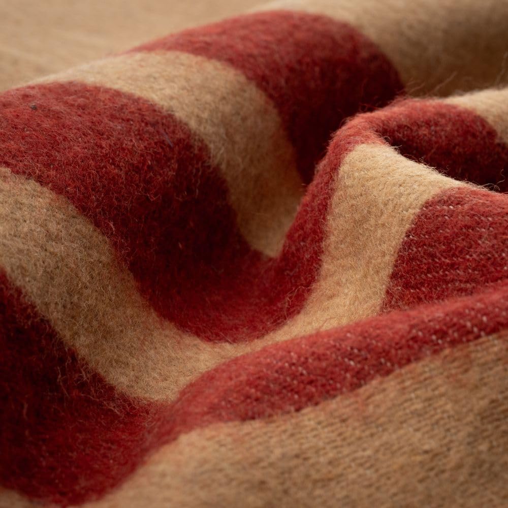 Arcturus Rainier Wool Blanket - 4.5Lbs Warm, Heavy, Washable, Large | Great For Camping, Outdoors, Survival & Emergency Kits (Dr