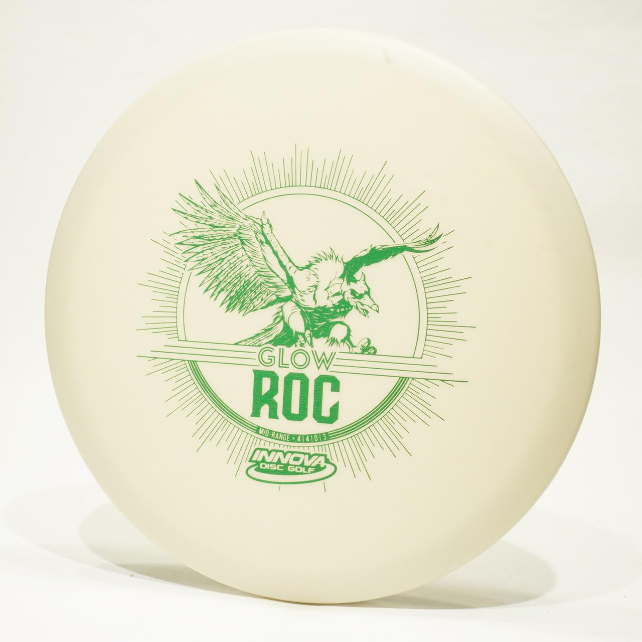 Innova Roc (Glow Dx) Midrange Golf Disc - Pick Weight/Color [Stamp & Exact Color May Vary] White 180 Grams
