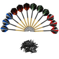 Accmor 12 Pcs Darts Plastic Tip, Soft Tip Darts Set, 14g Plastic Tipped Dart, Attach Extra 36 Black 2BA Replacement Tips, Soft T