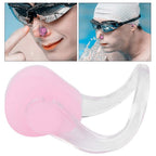 Hapivida 2Pcs Swimming Nose Clip, Silicone Swimming Nose Plug Training Protector Swim Nose Clip For Adults Kids With Storage Box