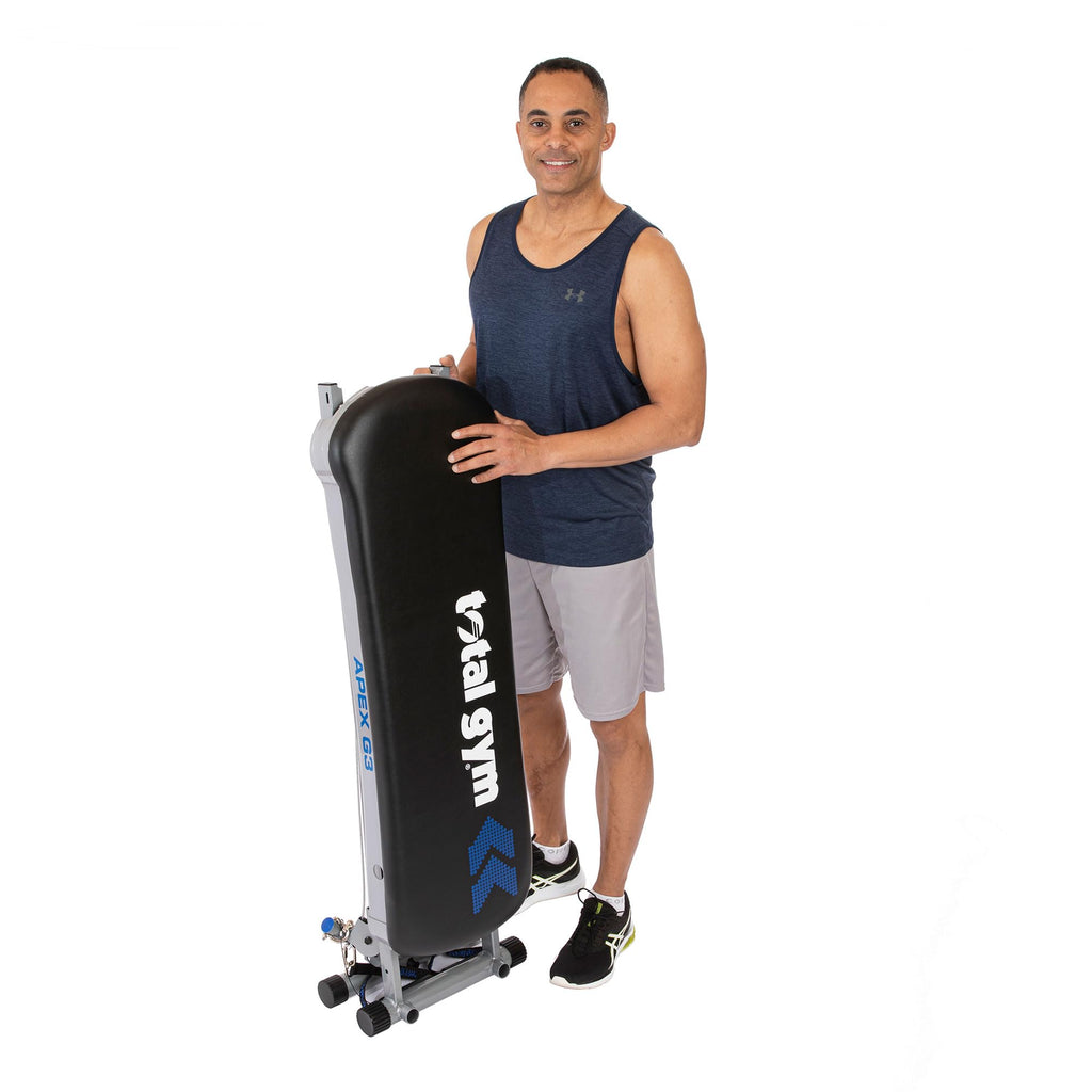 Total Gym Apex G3 Versatile Indoor Home Gym Workout Total Body Strength Training Fitness Equipment With 8 Levels Of Resistance A