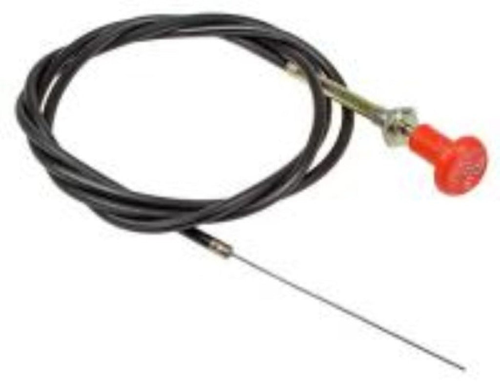 Cc66 Universal Stop Cable W/ Red Knob - 72'' Long