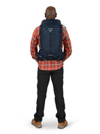 Osprey Stratos 34L Mens Hiking Backpack, Tunnel Vision Grey, One Size