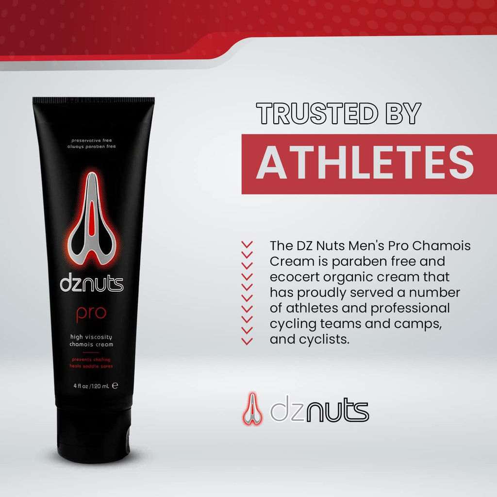 Dznuts Men'S Pro Chamois Cream 1 Pack + Towel