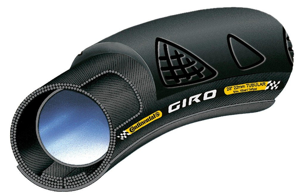 Continental Giro Tubular Road Bicycle Tire (27X1/ 700X22C, Tubular)