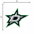 Rico Industries Nhl Dallas Stars Primary Shape Cut Pennant - Home And Living Room D  Cor - Soft Felt Ez To Hang