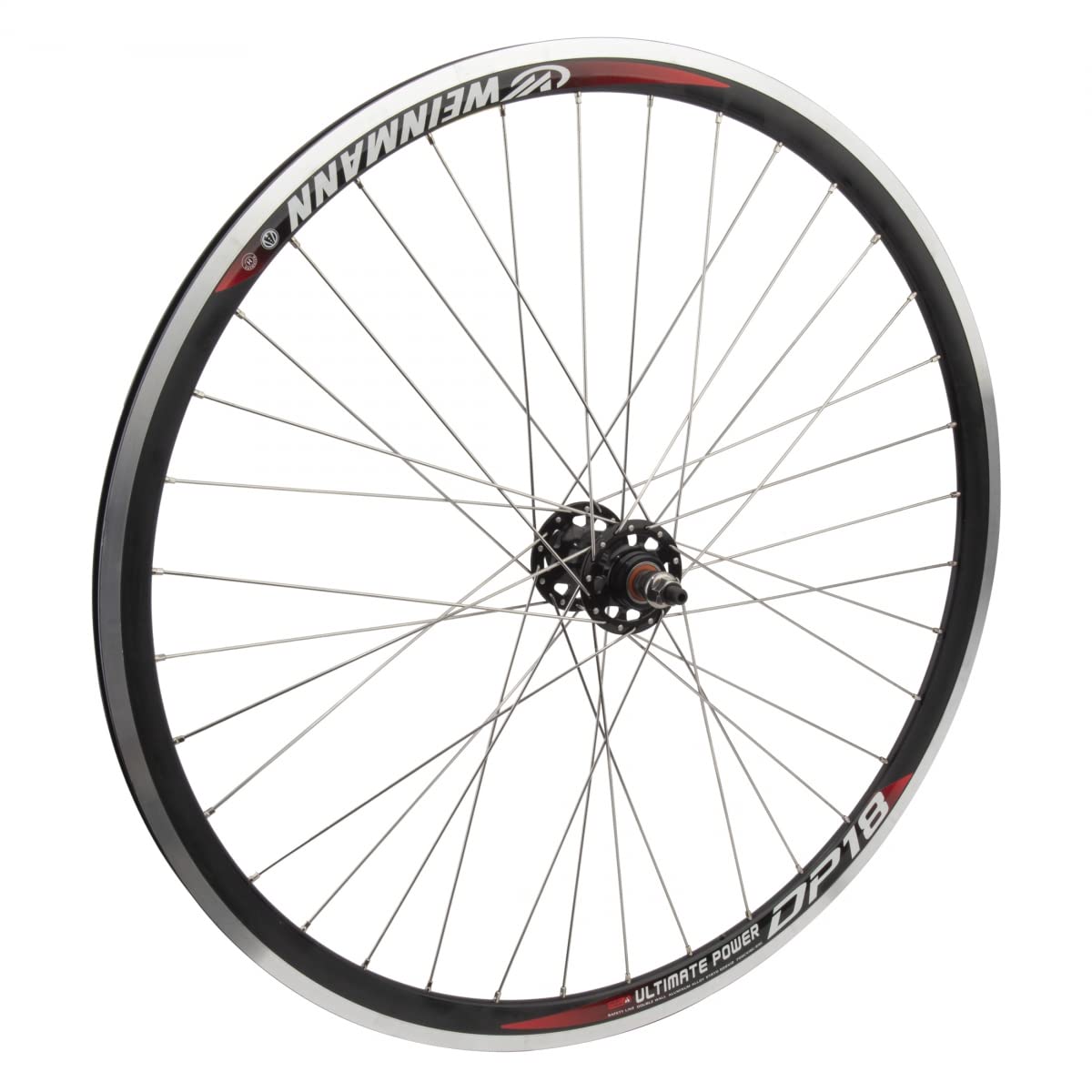 Wheelmaster Weinmann Dp18 Rear Wheel - 700C, 36H, Fixie/Fw, Black Msw