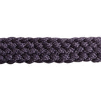 Cashel Flat Braid Halter And Leadrope, Navy