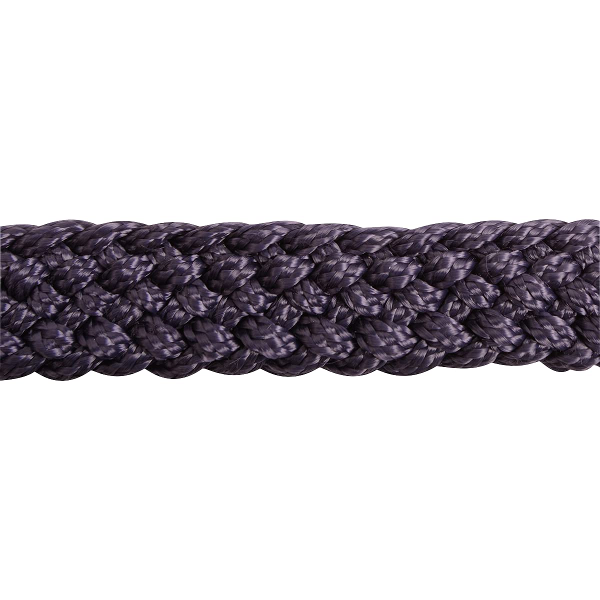 Cashel Flat Braid Halter And Leadrope, Navy