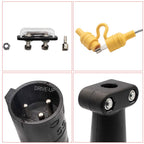 Drive-Up 48V Golf Cart Charger Receptacle Charger Plug For Club Car Ds 2004-2013 Models, Club Car Ds Charging Port With Cord Oem
