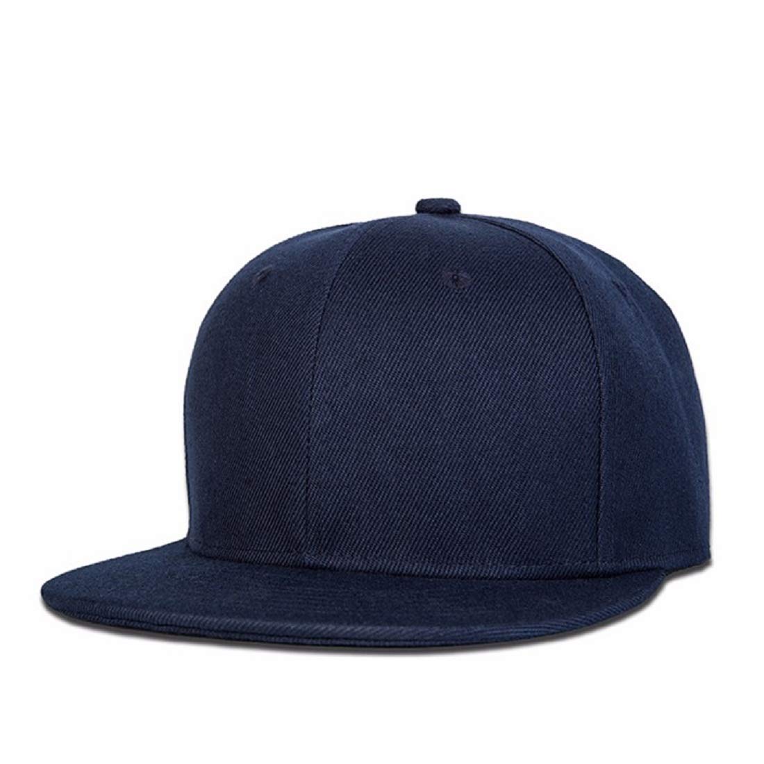 Fashmade Unisex Cotton Cap (HiphopNavy.._Blue_Free Size)