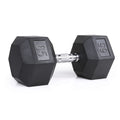 Lionscool Hex Dumbbell (65Lb Single) Black