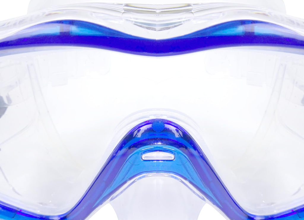 Scubamax Abaco Oversize Single Lens Dive Mask (Clear Blue)