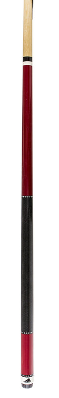 Mizerak Hardwood Cue (2 Piece), 57'', Red