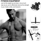 Morwealth Forearm Wrist Roller Blaster Exercise Trainer Weight-Bearing Wider Nylon Straps Arm Strength Training Fitness Equipmen