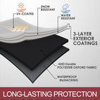 7/8/9 Feet Billiard Pool Table Covers Waterproof Outdoor Indoor Scrathed-Free Polyester Cloth All Season Rain Dust Sun Protectio