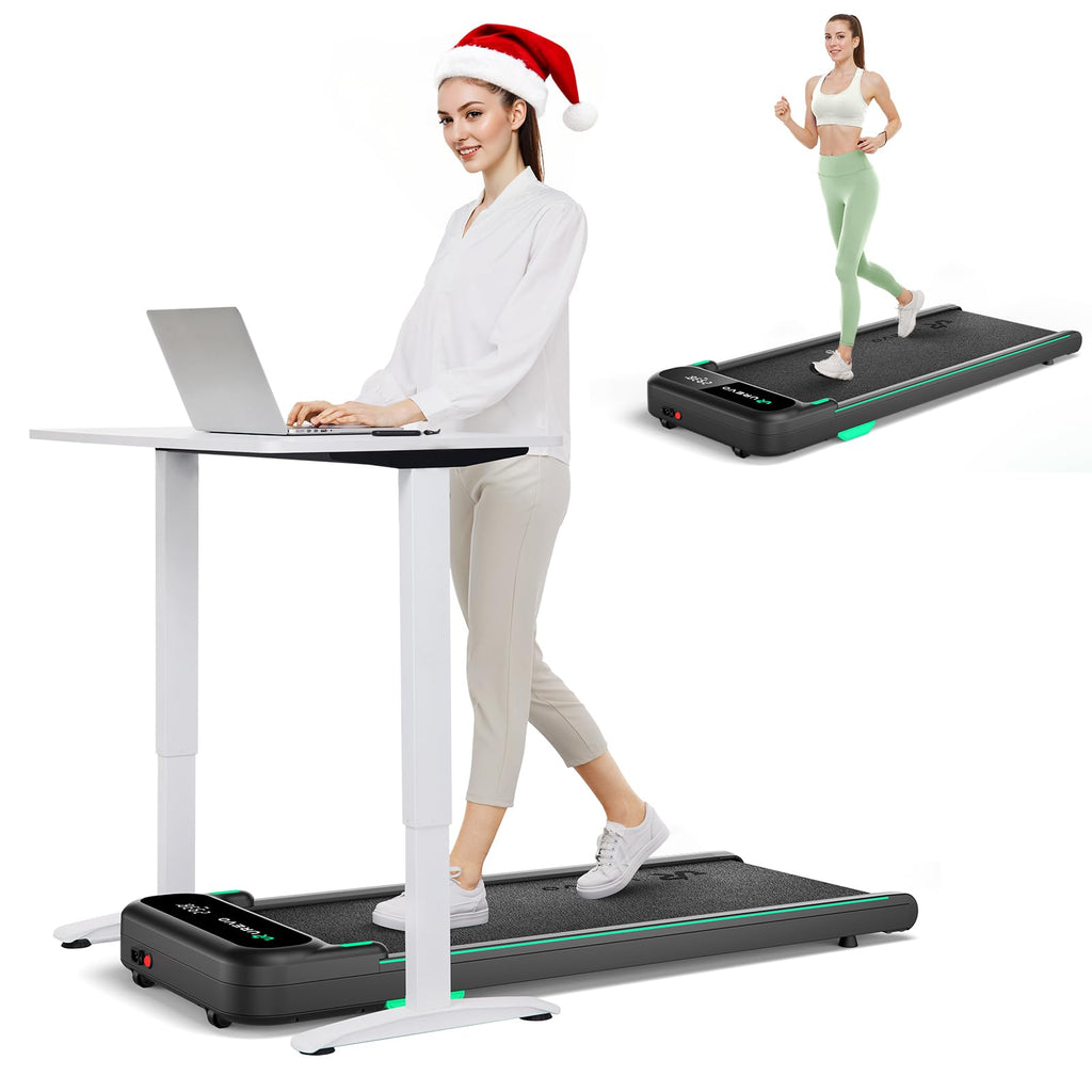 UREVO 2025 Upgrade Smart Walking Pad with MIIT Modes, Walking Pad Treadmill with APP, Treadmills for Home 2.5 HP Motorized, Plug