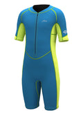 Hevto Kids Wetsuit Shorty Boys Girls Toddler Youth Size 2T Year 2Mm Neoprene Wet Suit Front Zip Thermal Swimming Surfing In Cold