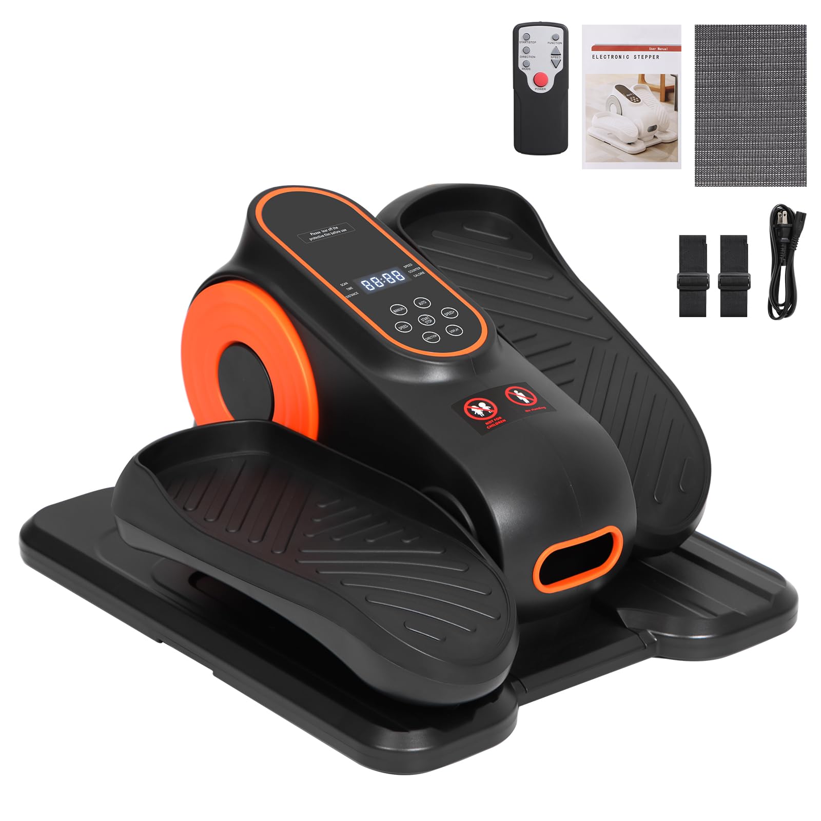 Elliptical Exercise Machine, Under Desk Elliptical Machine, Elliptical Trainer, Leg Joint Exerciser While Sitting for Seniors, P