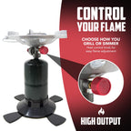 Gasone Camping Stove Bottletop Propane Tank Camp Stove With Waterproof Carry Bag
