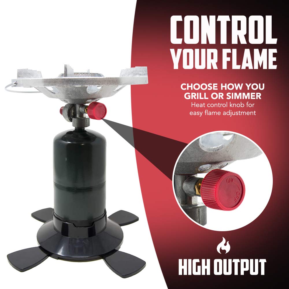 Gasone Camping Stove Bottletop Propane Tank Camp Stove With Waterproof Carry Bag