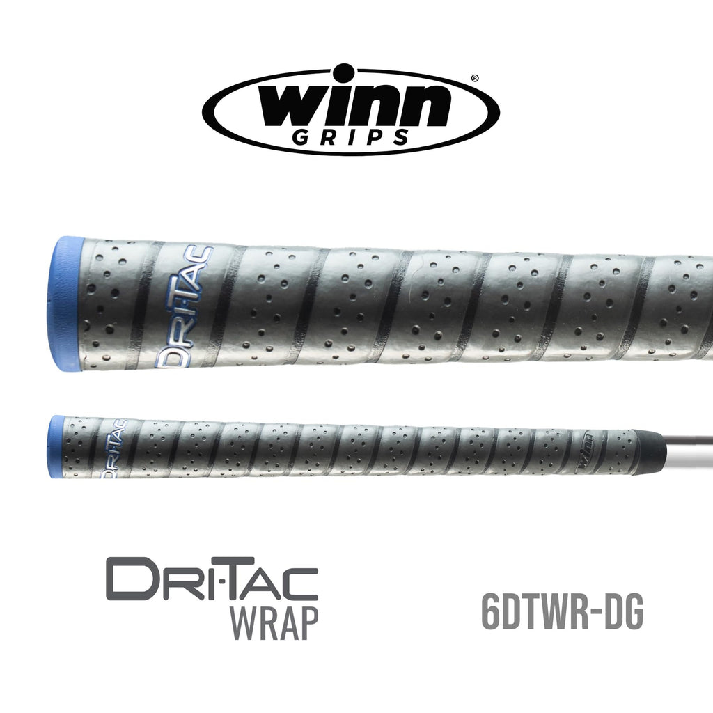 Winn Dri-Tac Wrap Midsize (+1/16 Inch) 13 Piece Golf Grip Bundle (