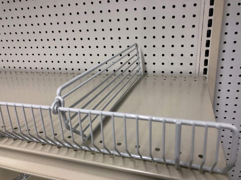 Trion 3 In. H X .5 In. W X 13 In. L Powder Coated Gray Wire Divider