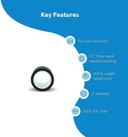 Chirp Wheel+ Foam Roller For Back Pain Relief, Muscle Therapy, And Deep Tissue Massage - 4 Inch