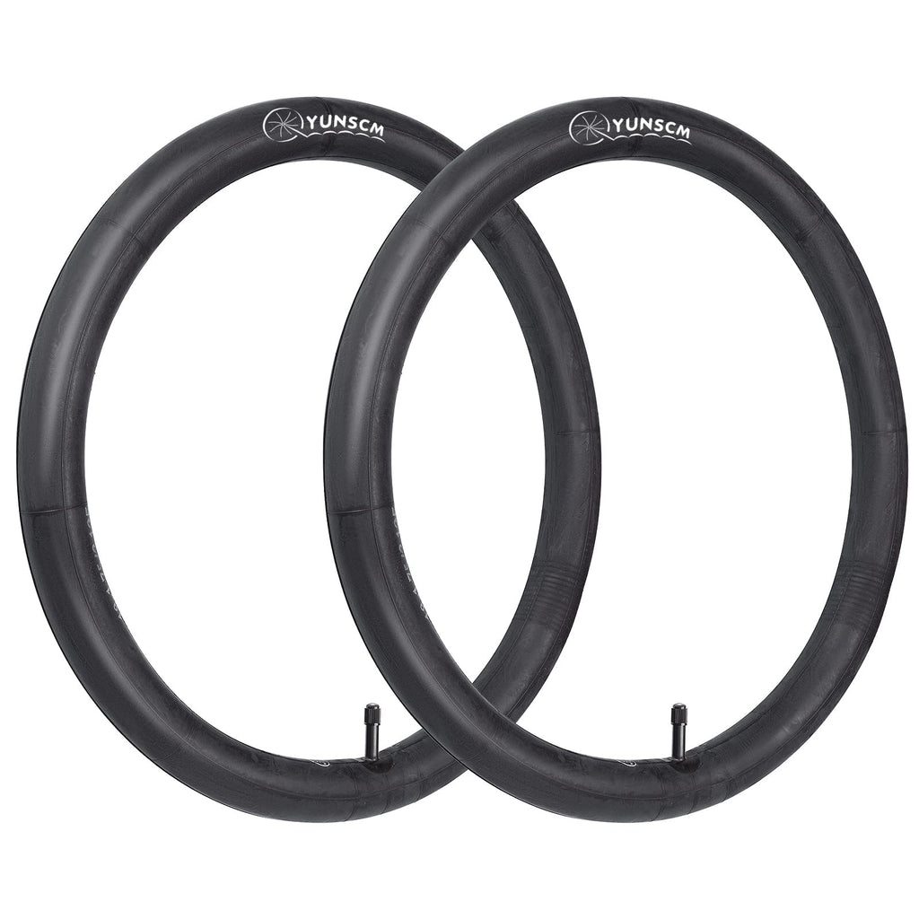 2-Pack 18'' Bike Tubes 18X1.75/2.125 Av33 Schrader Valve Compatible With 18 X 1.75 18 X1.90 18 X 1.95 18 X 2.0 18 X 2.10 18 X 2.