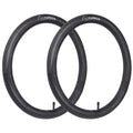 2-Pack 18'' Bike Tubes 18X1.75/2.125 Av33 Schrader Valve Compatible With 18 X 1.75 18 X1.90 18 X 1.95 18 X 2.0 18 X 2.10 18 X 2.