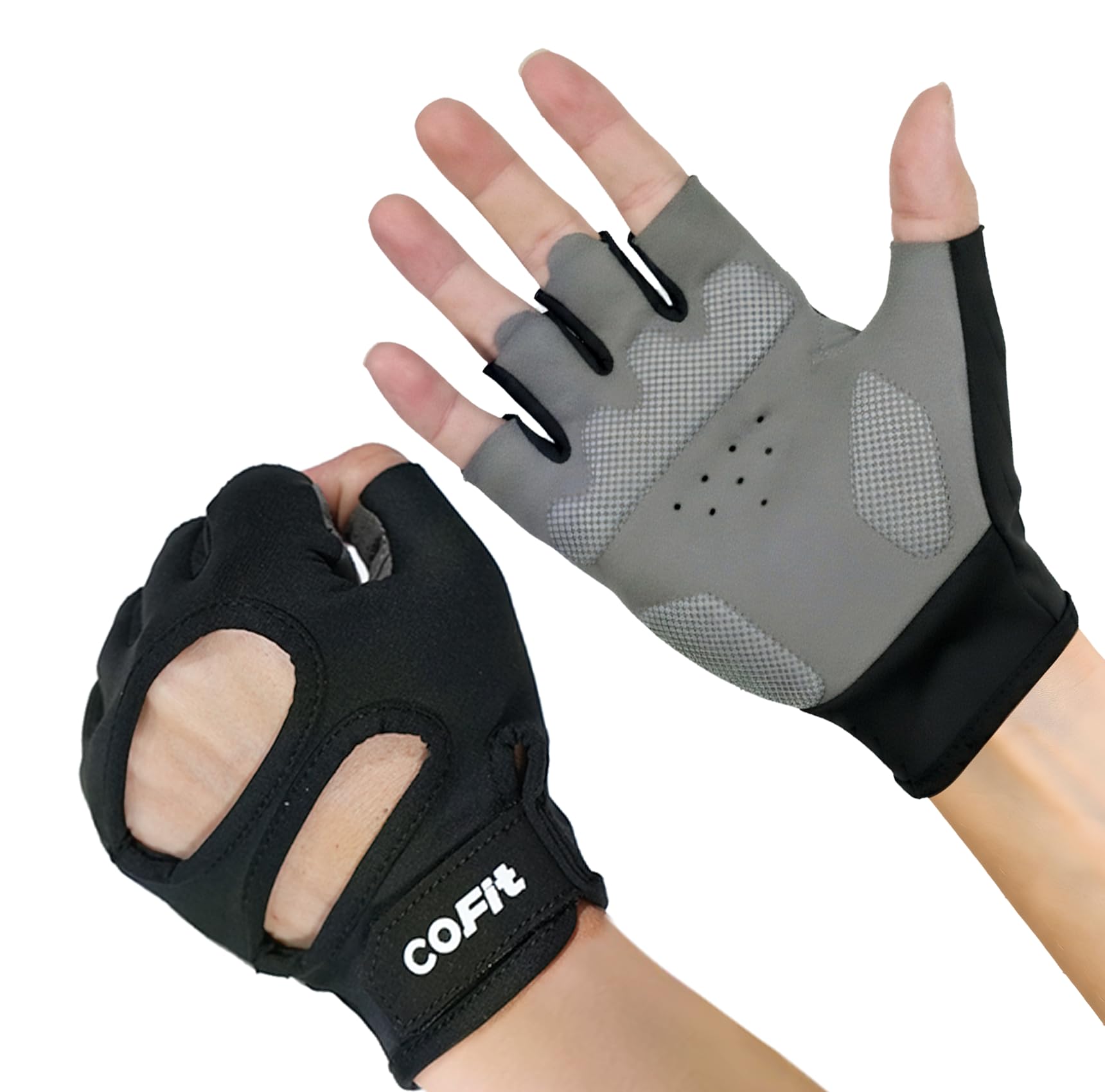 COFIT Gym Gloves for Men and Women, Breathable Anti-Slip Weight Lifting Gloves with Wrist Support and Palm Protection for Fitnes