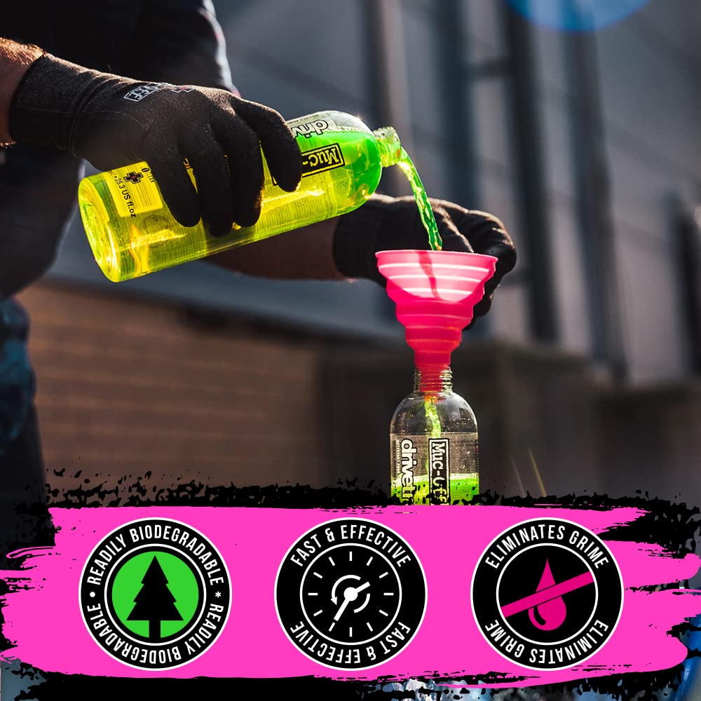 Muc-Off Drivetrain Cleaner, 254 Fl Oz - Effective Bike Chain Cleaner And Bike Chain Degreaser Spray - Bike Cleaner For Mtbgravel