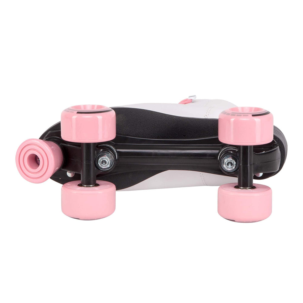 C Seven C7Skates Quad Roller Skates | Retro Design (Candy Pink, Youth 2)