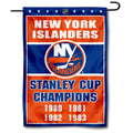 New York Islanders 4 Time Stanley Cup Champions Double Sided Garden Flag
