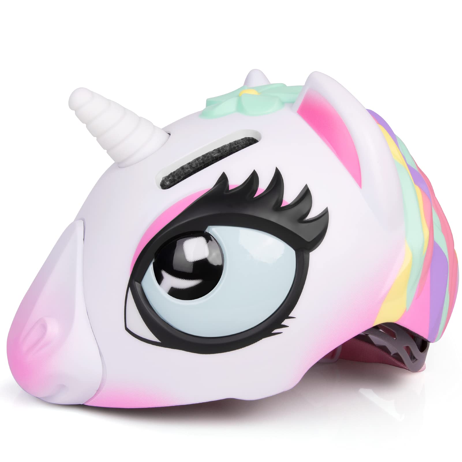 PATHLANE Kids Helmet Unicorn Bicycle Helmet for Girl Boy, Safety Certified Childrens Helmets for 3-8 Years Multi-Sport Bike Tod