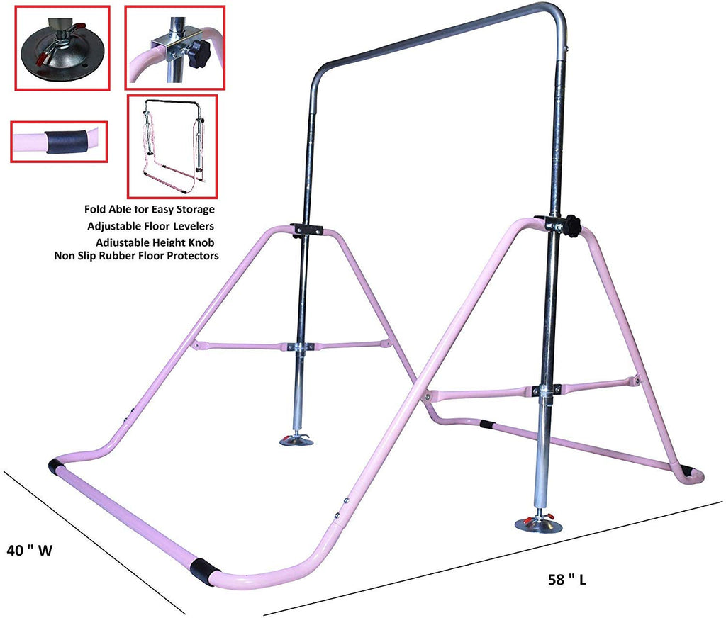 X-Factor Gymnastics Bar Horizontal Bar Kip Bar Expandable Childrens Training Monkey Folding Bar Climbing Tower Child Play Traini