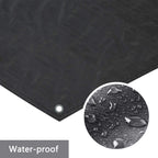 Alvantor Heavy Duty Tarp Waterproof 10X10 Tarpaulin Ground Trailer With Rust Grommet Weather Resistant Cover Outdoor Camping 10