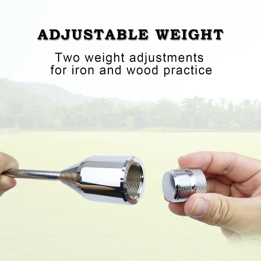 KALAUTO Weighted Golf Swing Trainer & Grip Trainer,Golf Swing Training Aid,Golf Grip Trainer for Indoor Practice,Warm-up,Stretch