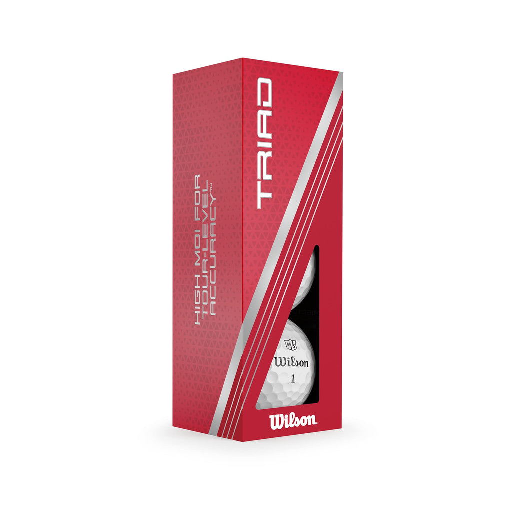 Wilson Staff Triad Golf Ball - 12 Balls, White