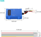 10L0L Golf Cart Voltage Reducer Voltage Converter Regulator Dc Power Reducer 30 Amp 360 Watt (36V/48V To 12V) Compatible With Cl