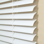 Lumino Vinyl Mini Blinds 1 Inch Cordless Room Darkening In Alabaster - 385 W X 48 H (Over 700 Addl Custom Sizes) - Starting At $