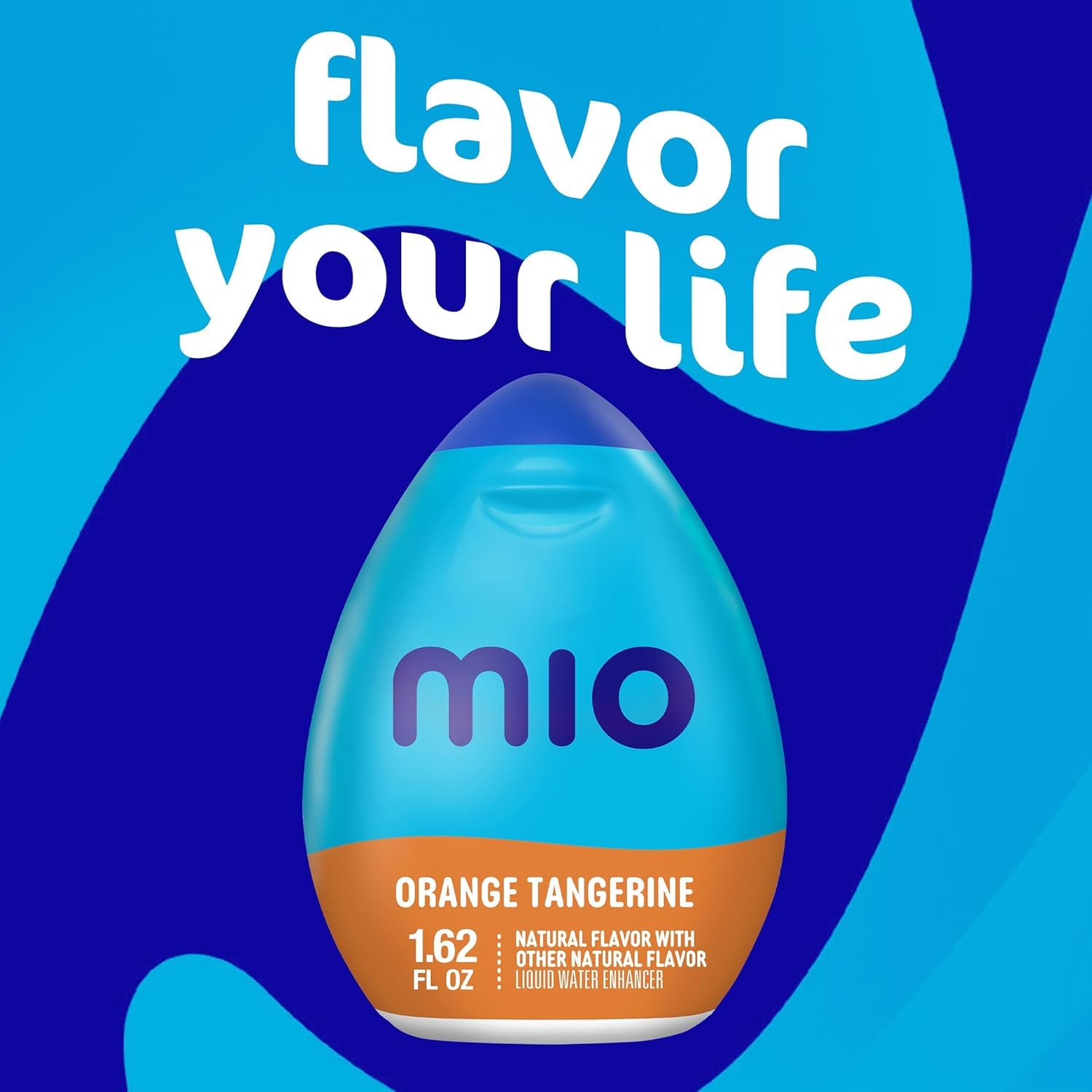 Mio Vitamins Liquid Water Enhancer, Orange Tangerine, 162 Oz, 12-Pack