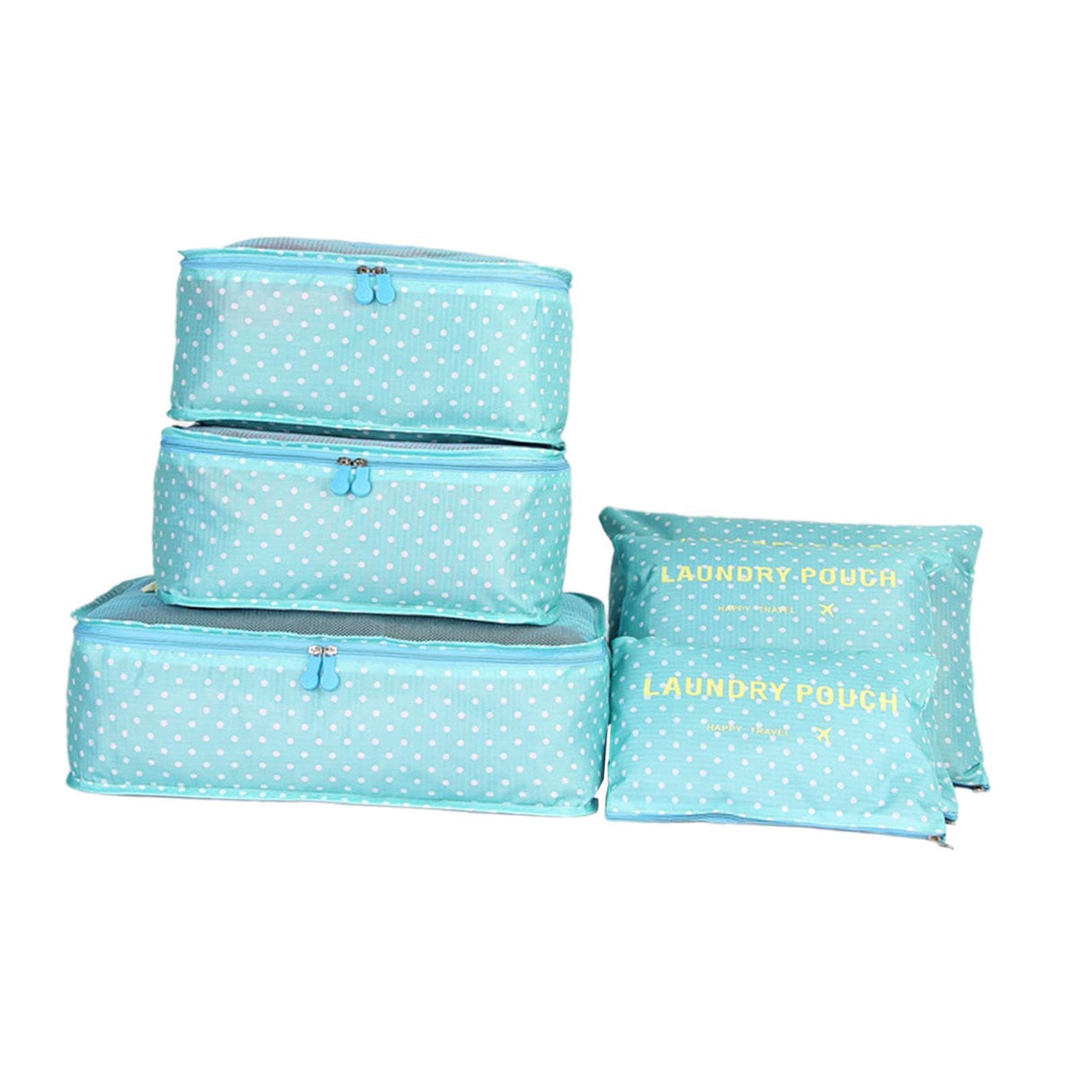 Myaddiction 6X Luggage Organizer Bags Woman Travel Storage Bag For Home Camping Bathroom Green