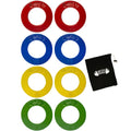 Micro Gainz Calibrated Fractional Weight Plates Set, 8 Piece Olympic Weight Plates Set with Bag, Designed for Olympic Barbells f